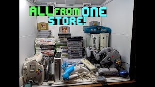 I got all these games from ONE STORE! Thrift Store Game Finds!