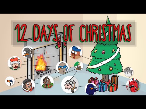 クリスマスの12日間 - あなたはどのように多くのギフトを取得しますか？ (12 Days of Christmas - How Many Gifts Do You Get?)