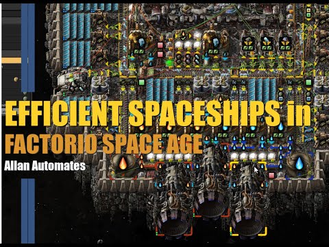 Efficient Spaceships in Factorio Space Age
