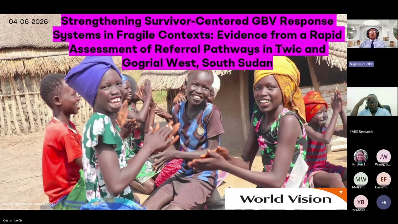 Strengthening Survivor-Centered Gender-Based Violence (GBV) Response Systems in Fragile Contexts