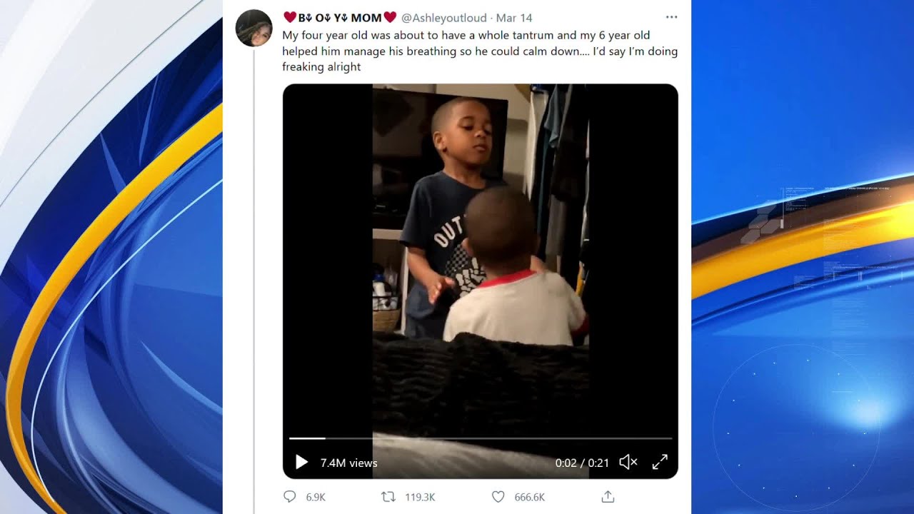 Digital Desk: Viral video shows older brother teaching younger brother how to calm down