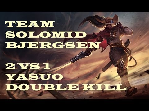 TSM Bjergsen Yasuo 2 vs 1 double kill - COL vs TSM - NA LCS Summer Split 2014
