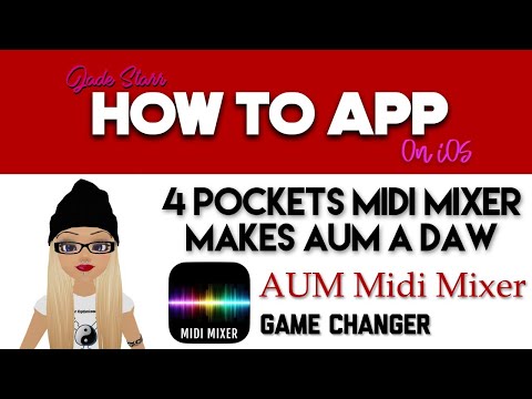 4 Pockets Midi Mixer makes AUM a DAW on iOS - GIVEAWAY - How To App on iOS! - EP 144 S3