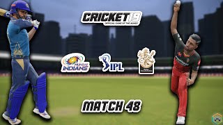 IPL 2020 Match 48 MI vs RCB Highlights - IPL Gaming Series - Cricket 19