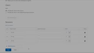 How to Create an Attendance Record in D2L