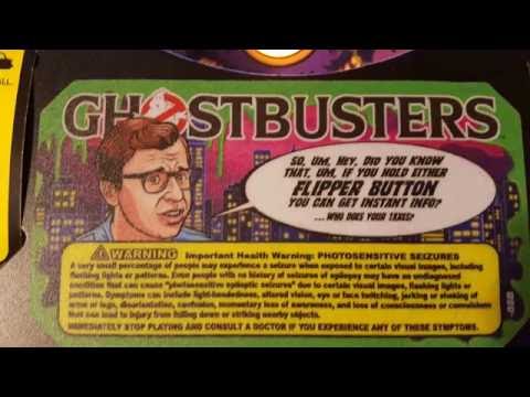 Ghostbusters LE Pinball Review (code 1.05)
