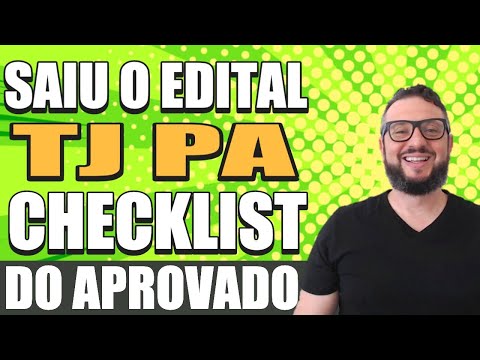 🚀  Concurso TJPA 2019 - Como passar mais rapidamente  (checklist do aprovado)