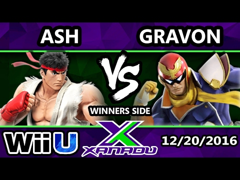 S@X 181 - Ash (Ryu, Bowser) Vs. Gravon (Captain Falcon) - SSB4 Tournament - Smash for Wii U