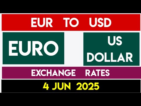Dollar to Euro today exchange rate eur to usd historical rate conversion by date 04 JUNE 2025 EURUSD
