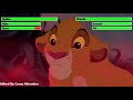 The Lion King 1994 Hyena Chase With Healthbars