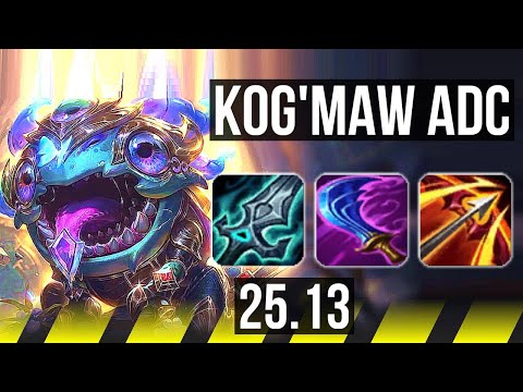 KOG'MAW & Lulu vs CASSIOPEIA & Poppy (ADC) | Legendary | KR Diamond | 25.13