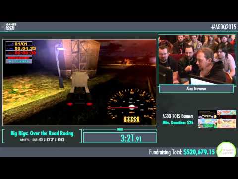 Awesome Games Done Quick 2015 - Part 110 - Big Rigs: Over the Road Racing by Alex Navarro