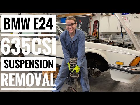BMW E24 635CSi Euro Spec - Project Mako-ver - Suspension Removal