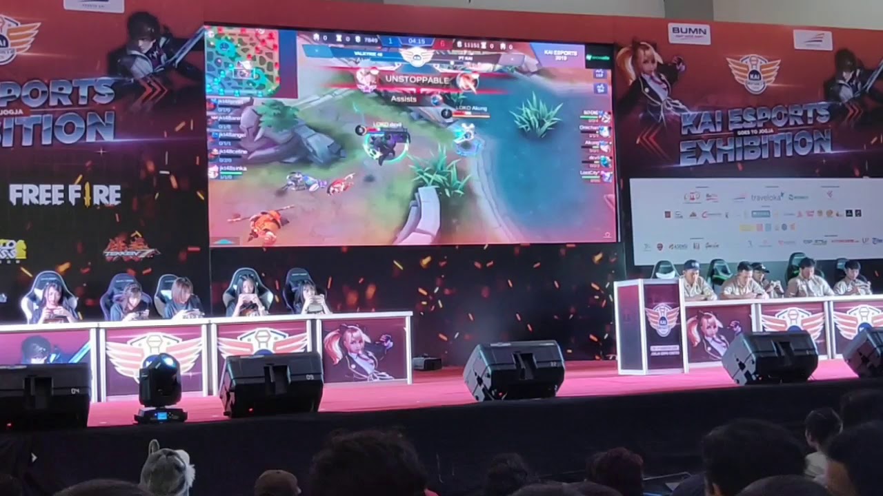 PSVLOG#2, Valkyrie 48(JKT 48) vs Loko(PT KAI) Mobile Legend liga KAI Esport 2019 Goes to Jogja