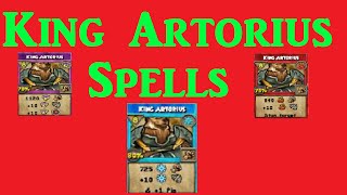 Wizard101: All Seven Schools- King Artorius Spells In Action