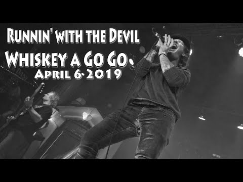 4K John 5 Corey Taylor Michael Anthony Fred Coury "Running with the Devil" The Whiskey a Go Go
