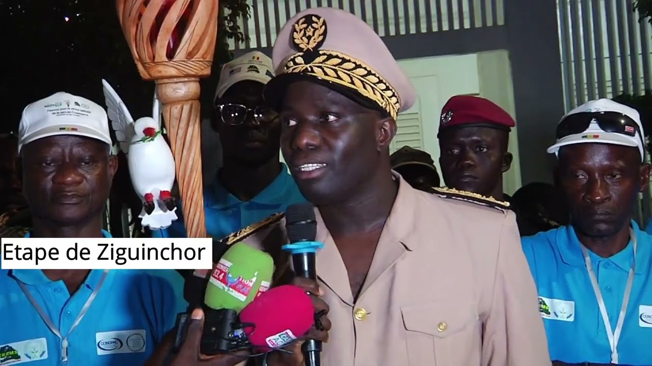 Flamme pour le retour de la paix en Casamance Etape 1 Mongone