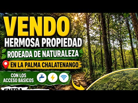 🥳OPORTUNIDAD ÚNICA EN LA PALMA CHALATENANGO 🥳 GANGA VENDO LOTE EN CANTON SAN JOSE SACARE 🌲