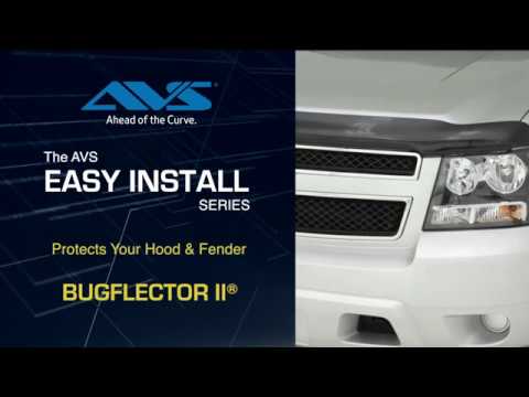 AVS Bugflector II® Hood Protection Installation