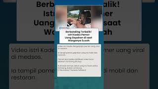 Berbanding Terbalik! Istri Kades Viral malah Pamer Uang Gepokan, Warganya Sengsara Tambang Ditutup