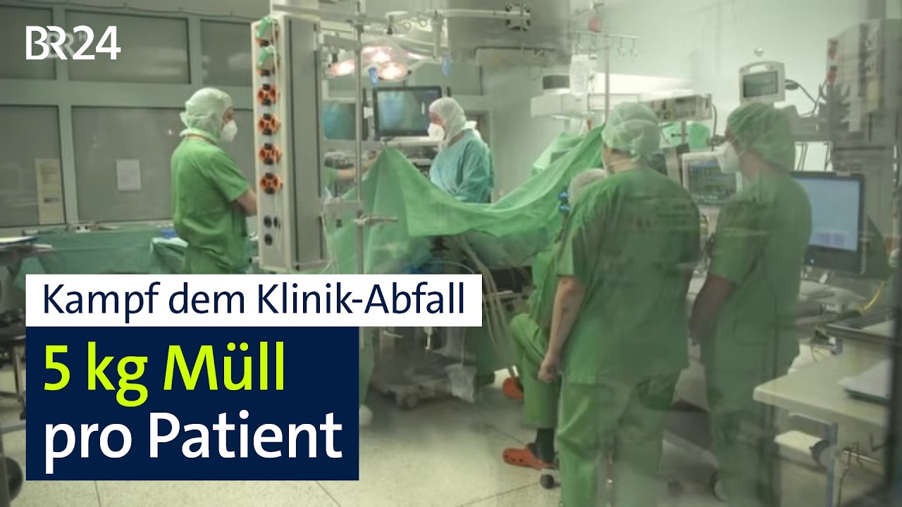 5 kg Müll pro Patient? Klinik sagt Abfall-Ansammlung den Kampf an | Abendschau | BR24
