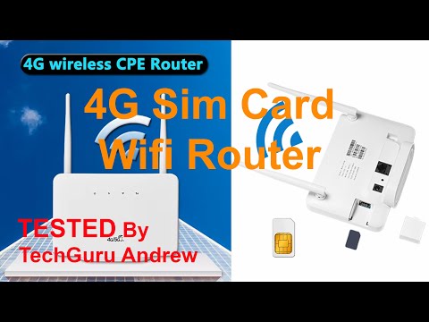 4G Sim Card Wi-Fi Router