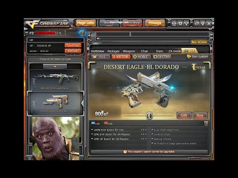 CrossFire: Buying VIP Desert Eagle El Dorado 2020
