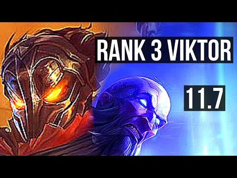 VIKTOR vs RYZE (MID) | Rank 3 Viktor, 10/4/10 | EUW Challenger | v11.7