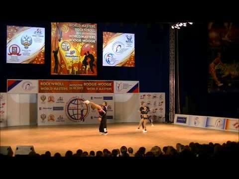 PETRENKO und SIDUNOVA vs. BACHMANN und RUEGG World Masters Moskau Rock´n´Roll 26.10.2013 Semi Final