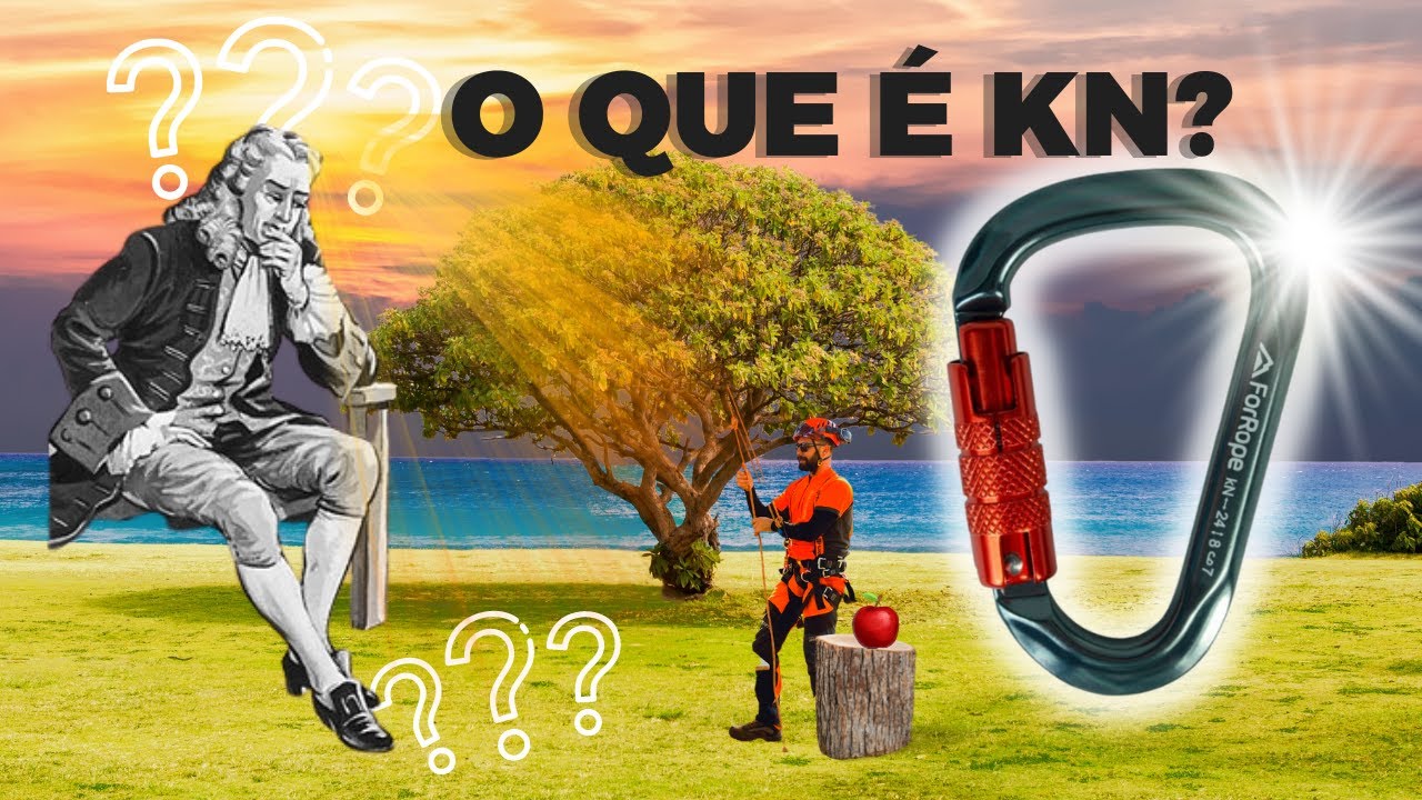 O QUE SIGNIFICA kN (KiloNewton)  NO MOSQUETÃO? (Arborista)
