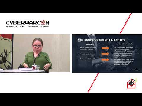 The Disinformation Industry | CYBERWARCON 2019