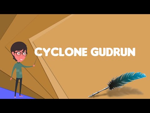 What is Cyclone Gudrun? Explain Cyclone Gudrun, Define Cyclone Gudrun, Meaning of Cyclone Gudrun