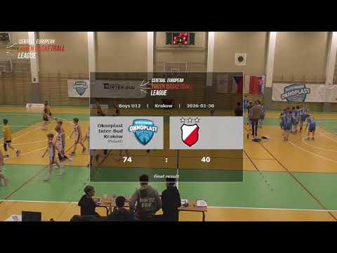 CEYBL U12, 30. 1. 2026, Oknoplast Inter-Bud Kraków - Polonia Warszawa