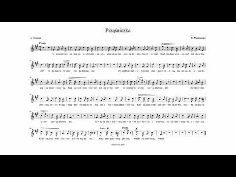 S. Moniuszko - Prząśniczka | Akompaniament / Piano accompaniment