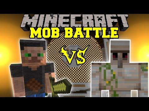 PopularMMOs - Specter Lord Vs. Iron Golem - Minecraft Mob Battles - Arena Battle - Better Dungeons Mod Battle