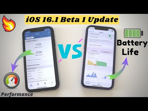 iOS 16.1 Beta 1 Update - Battery Life & Performance Review !