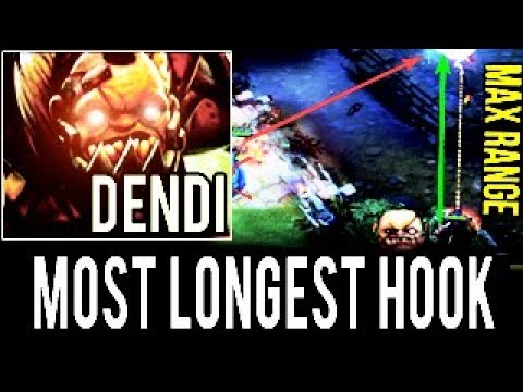 NaVi Dendi - Most Longest Hook in Dota 2 HISTORY Legendary Pudge is BACK! - Dota 2