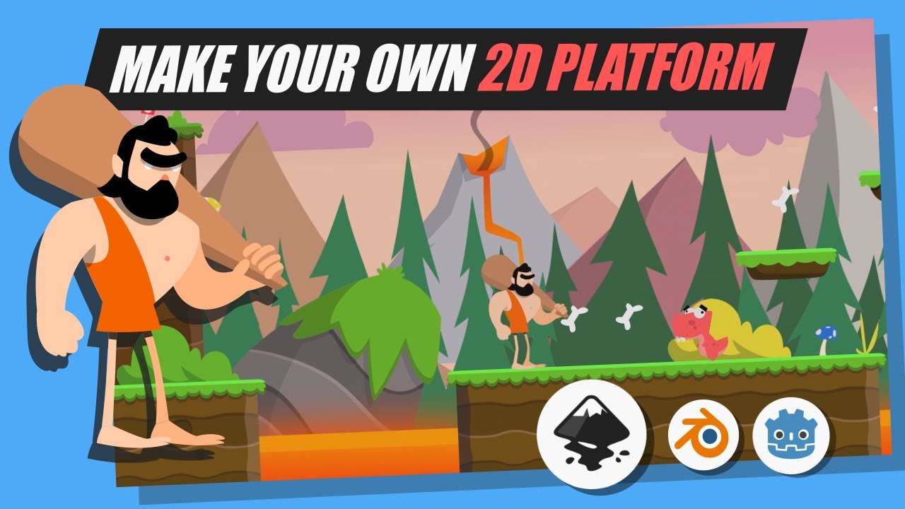Make Your Own 2D Platformer — From Inkscape Art to a Playable Game