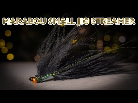 Marabou Small Jig Streamer - Fly Tying with G.Zingaro (4K Video)