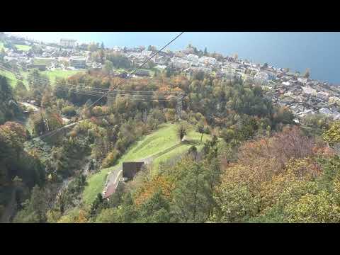 Luftseilbahn Flüelen - Giebel Talfahrt 2021 - cable car Switzerland téléphérique Suisse Schiffli