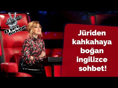 Jüriden kahkahaya boğan İngilizce sohbet! 'You can be 'heder" | O Ses Türkiye 2018
