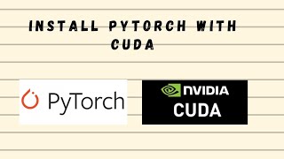 Pytorch installation with Cuda