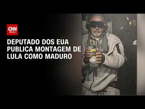 Deputado republicano dos EUA publica foto de Lula capturado como Maduro | LIVE CNN