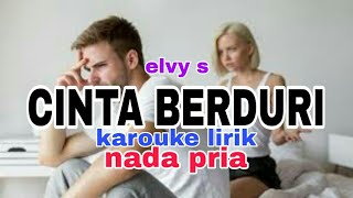 Download lagu karouke CINTA BERDURI nada pria mp3