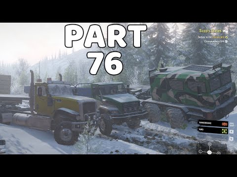 SnowRunner: Valley Pipeline Building - Part 76 [1440p 60FPS]