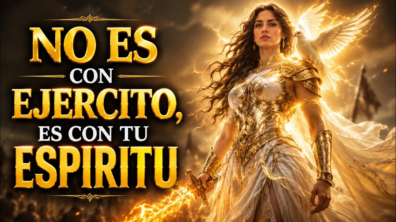 🔥 NO ES CON EJÉRCITO, SINO CON MI ESPÍRITU | ¡MUJER, LEVÁNTATE Y LUCHA! ⚔️ | Zacarías 4:6