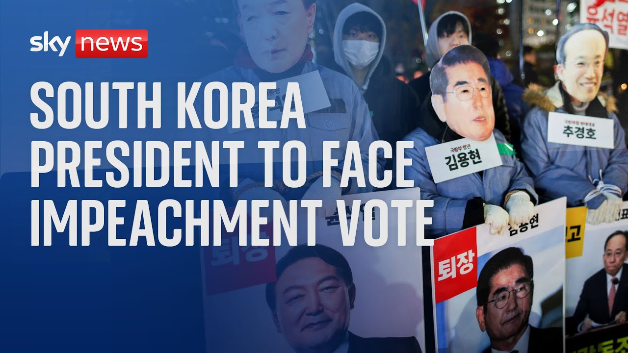 South Korea's ruling party leader calls for suspension of president