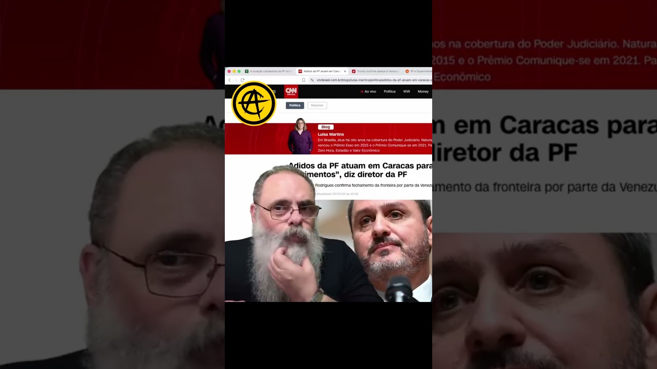 O que PF estava FAZENDO na VENEZUELA no DIA da AÇÃO AMERICANA em CARACAS: ABIN está QUESTIONANDO?