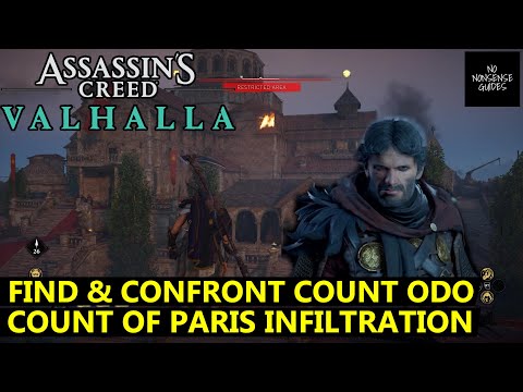 AC Valhalla Find & Confront Count Odo - Count of Paris Infiltration Mission - Siege of Paris DLC