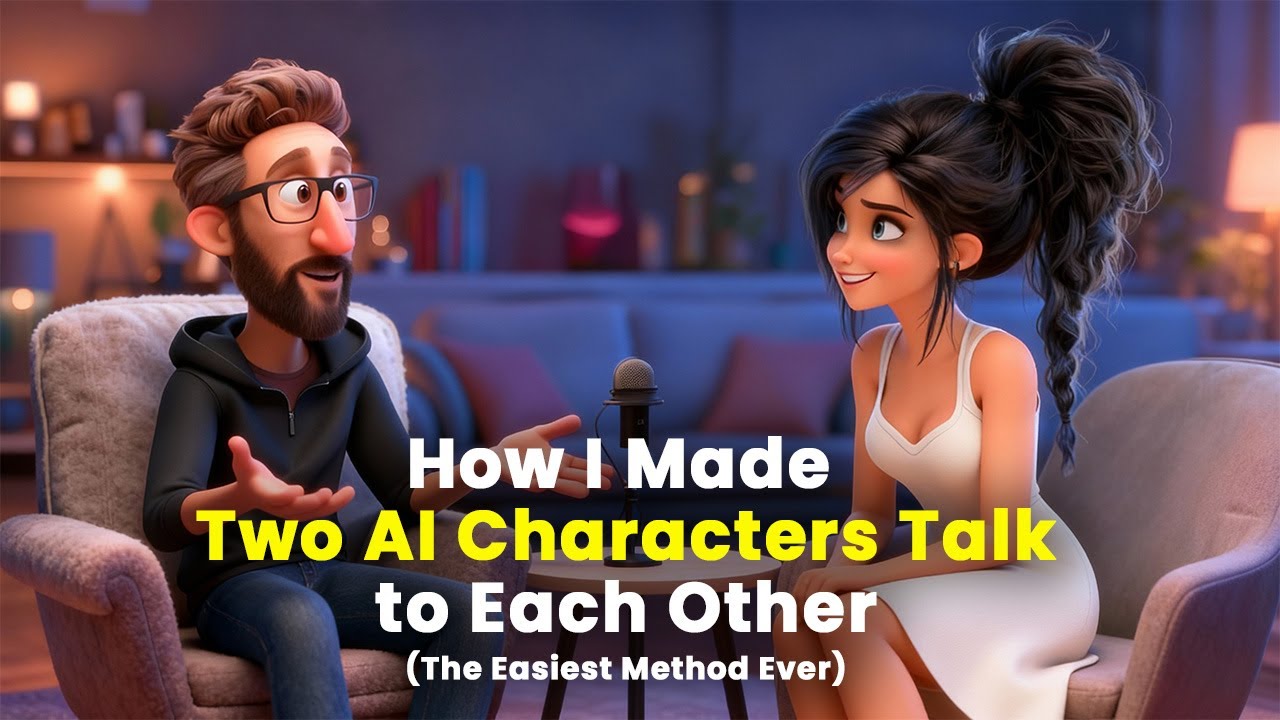 How I Made Two AI Characters Talk to Each Other (The Easiest Method Ever)